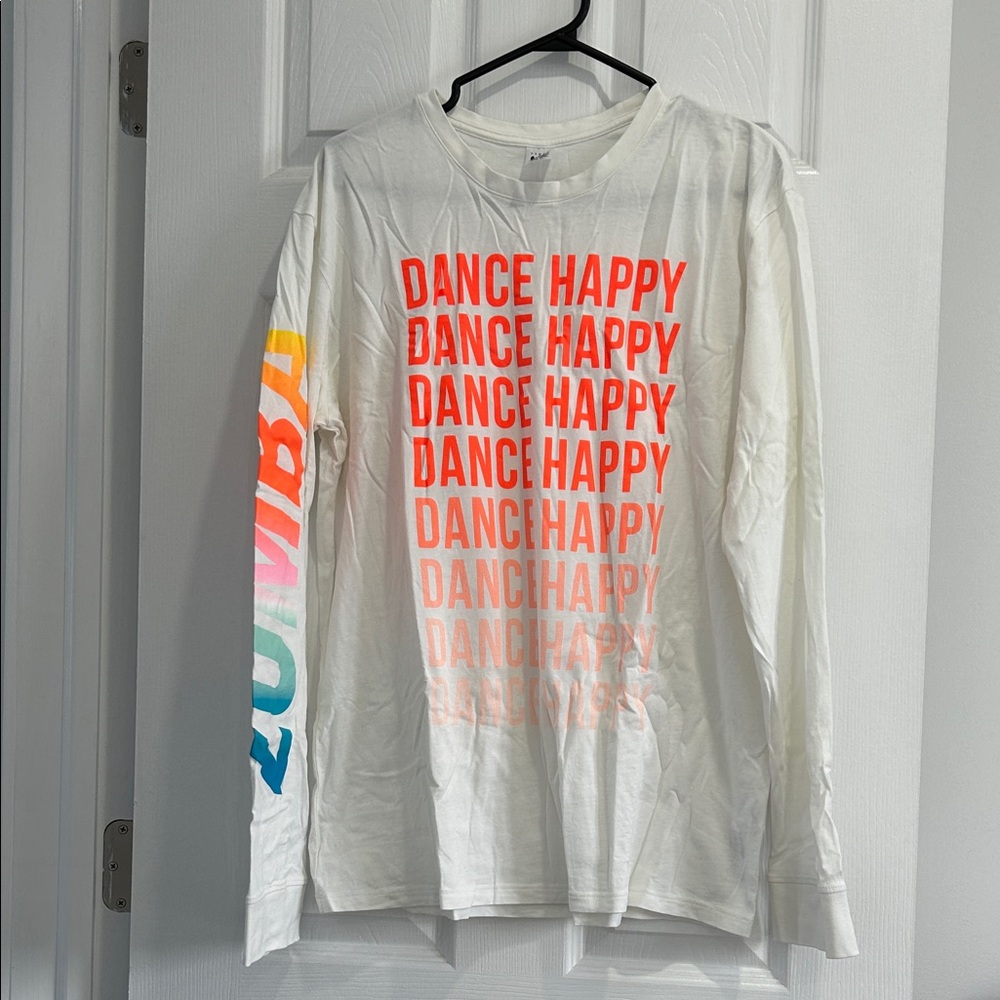 ZUMBA SALE! Unisex White Long Sleeve Tee